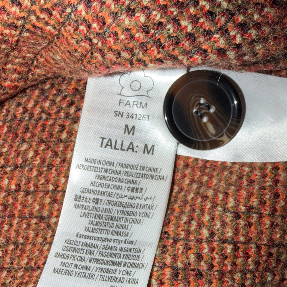 FARM Rio Latin Roses Sequin Knit Cardigan - Picture 11 of 12